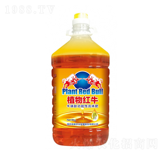牛磺肽功能性液體肥-植物紅牛-昆騰生物