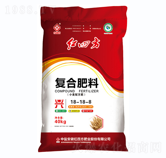 氯基復(fù)合肥料18-18-8-紅四方