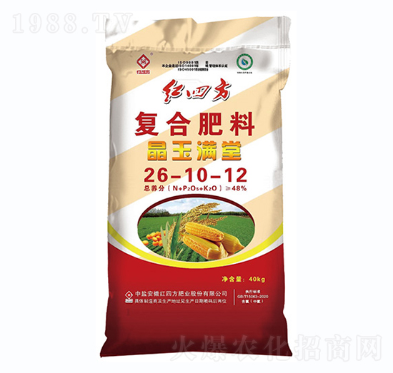 氯基復(fù)合肥料26-10-12-晶玉滿堂-紅四方