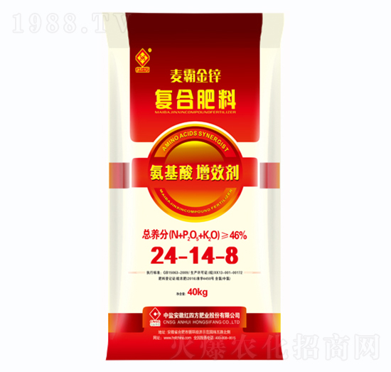 小麥專用肥24-14-8-麥霸金鋅-紅四方