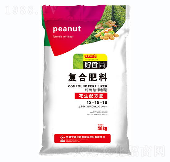花生專用復(fù)合肥料12-18-18-好食尚-紅四方