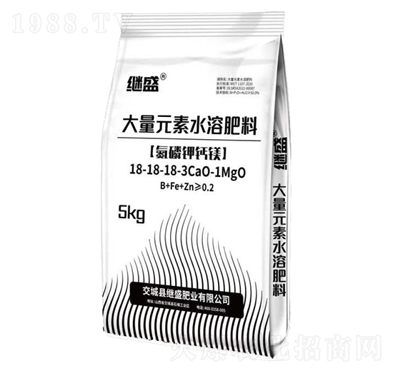 ����Ԫ��ˮ�ܷ���18-18-18-3CaO-1MgO-�^ʢ�ʘI(y��)