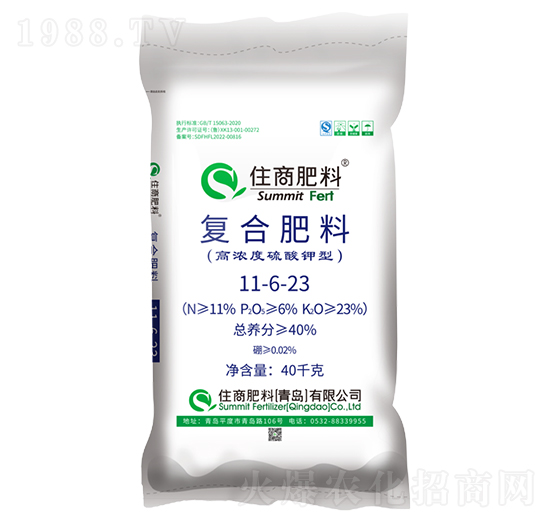 硫酸鉀型復(fù)合肥料11-6-23-住商肥料