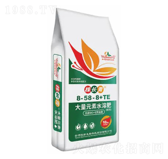 大量元素水溶肥8-58-8+TE-株長青-微新生物