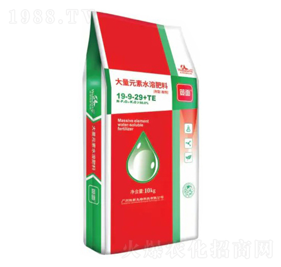 大量元素水溶肥18-9-29+TE-簍面-微新生物
