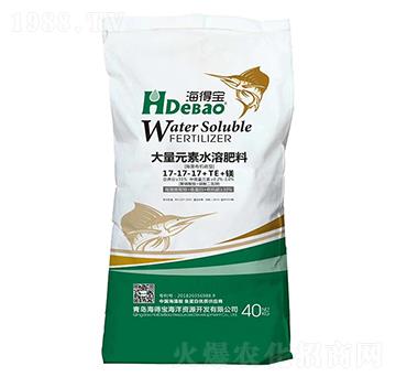 大量元素水溶肥17-17-17+TE+鎂-海得寶