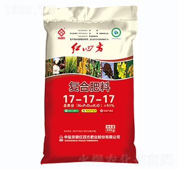 氯基復(fù)合肥料17-17-17-紅四方