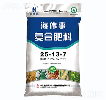 氯基復(fù)合肥料25-13-7-海偉事-紅四方