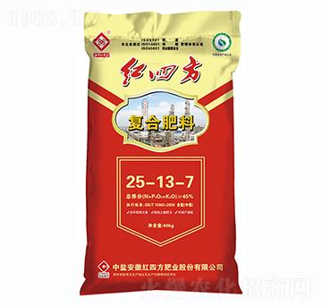 氯基復(fù)合肥料25-13-7-紅四方