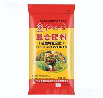 硫酸鉀復(fù)合肥料12-18-15-紅四方