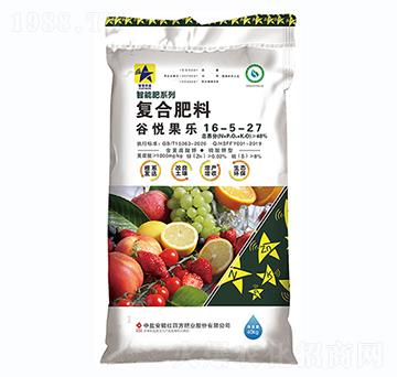 復(fù)合肥料16-5-27-谷悅果樂-紅四方